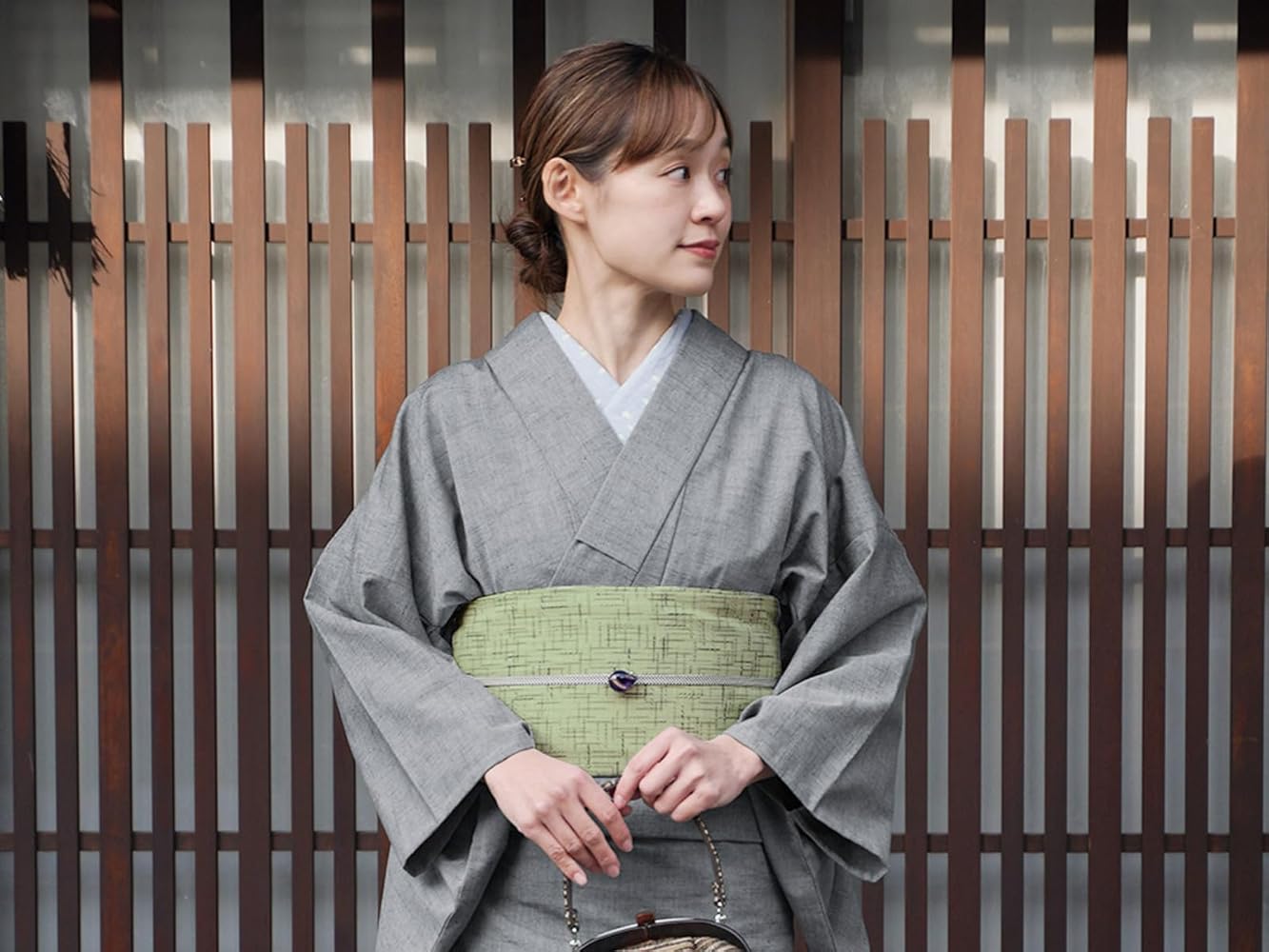 Amazon | [たゆたふ] 木綿 着物 久留米織 木綿着物 日本製 単衣